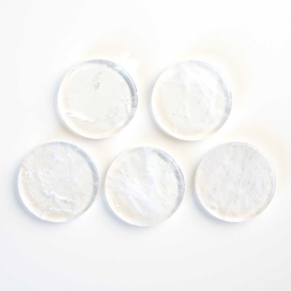 Hildegard von Bingen - Bergkristall Scheibe