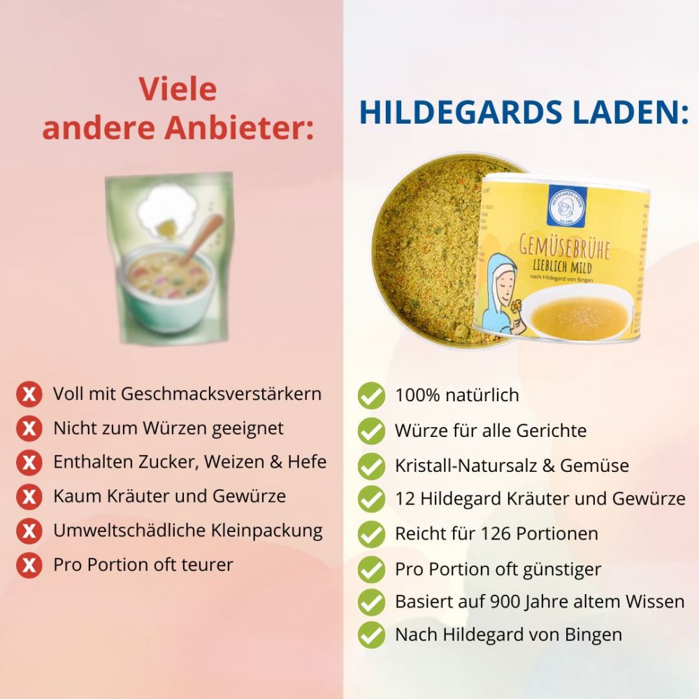 Hildegard von Bingen - Gemüsebrühe lieblich mild 380g