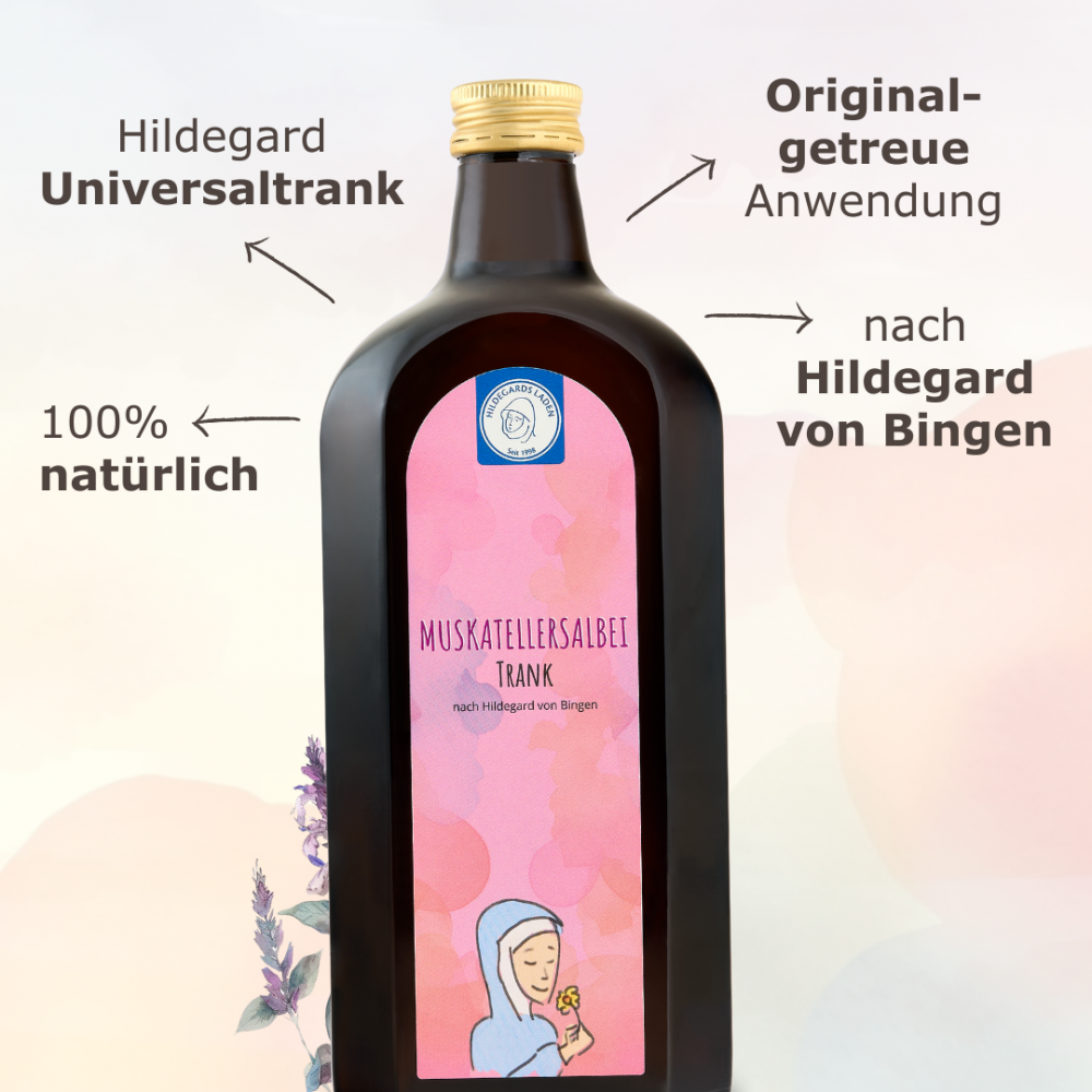 Hildegard von Bingen - Muskatellersalbei Trank 500ml