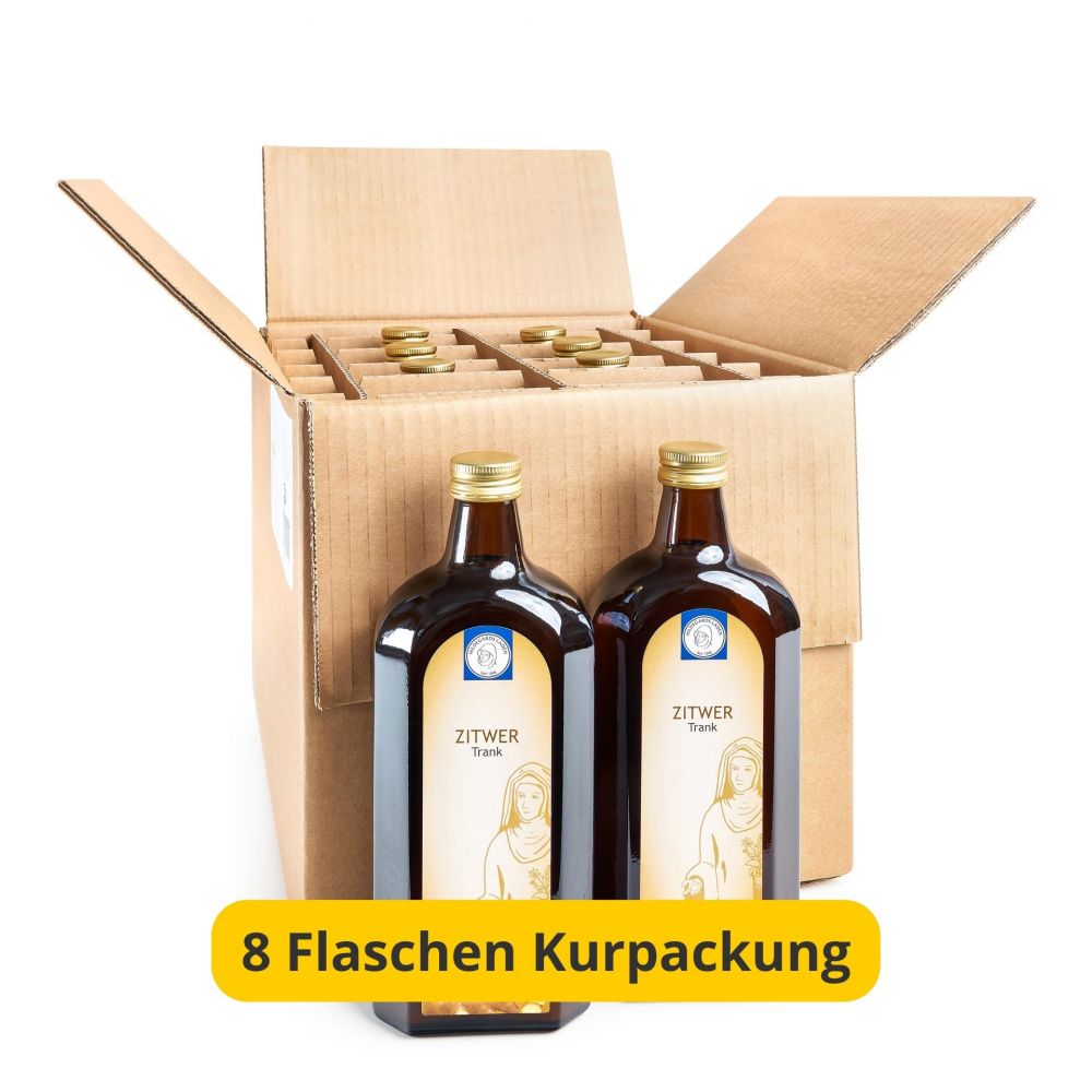 Hildegard von Bingen - Zitwer Trank 8 Flaschen Kurpackung 4000ml