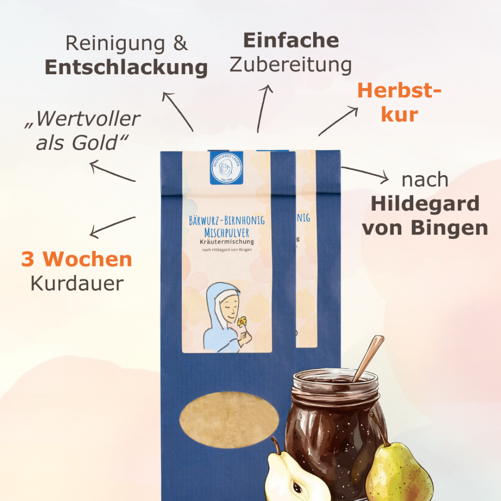 Hildegard von Bingen - Bärwurz-Birnhonig Mischpulver 70g